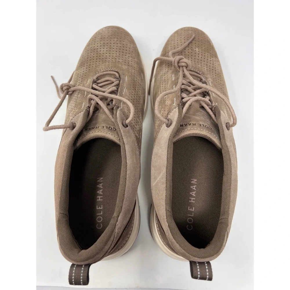Cole Haan Men's Grand Atlantic Textured Lace Up Sneakers Mens 11.5M Brown EUC